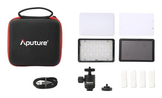 Aputure MC Pro, Hvit, 563 lm, 2000 K, 10000 K, Sort, Grå, -20 - 45 °C