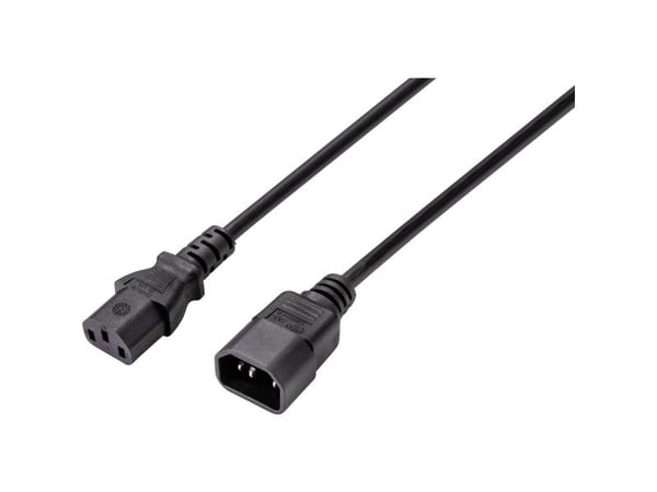 Sygonix SY-5044234 Virtalähteen jatkokaapeli Musta 3,50 m (SY-5044234)