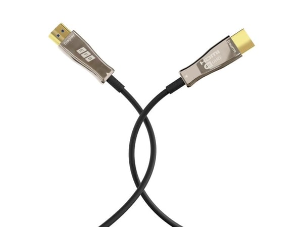 EFB Elektronik HDMI-20-00007, 10 m, HDMI-tyyppi A (vakio), HDMI-tyyppi A (vakio), 3D, 18 Gbit/s, musta, Ruostumaton teräs