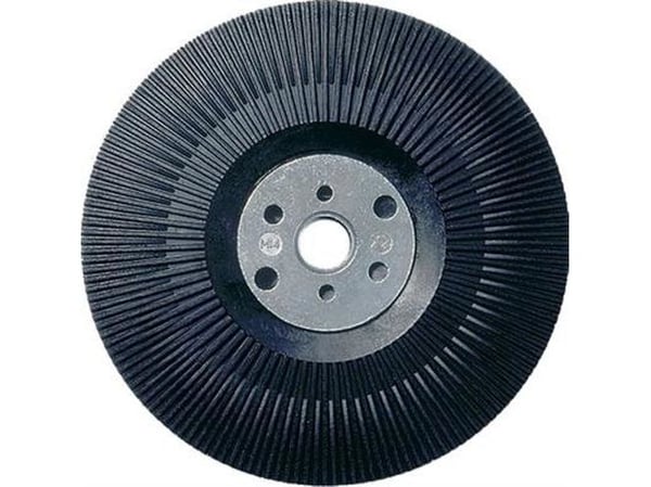 Stödskiva ST358A Ø125-M14 hård gummi räfflad