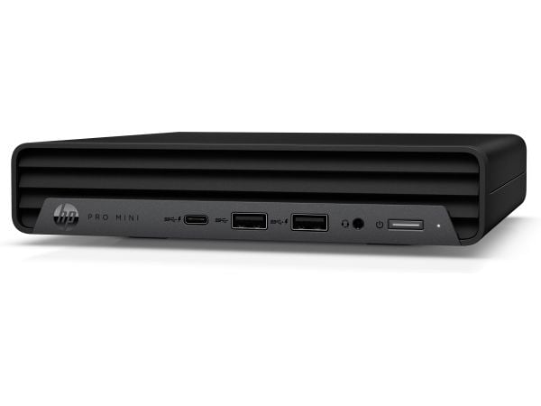 HP Pro 400 G9 - Mini Core i3 inntil 4.1 GHz - SSD 256 GB - NVMe - UHD Graphics 730 - monitor: ingen