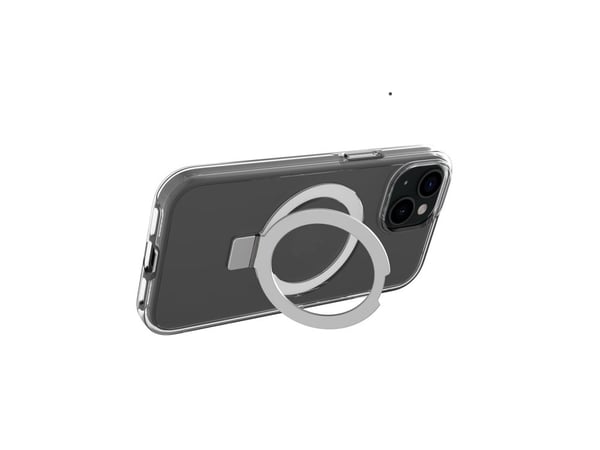 dbramante1928 Iceland Ultra - Baksidedeksel for mobiltelefon - med stativ - MagSafe-samsvar - D3O, plastikk - blank - for Apple iPhone 13, 14, 15, ...