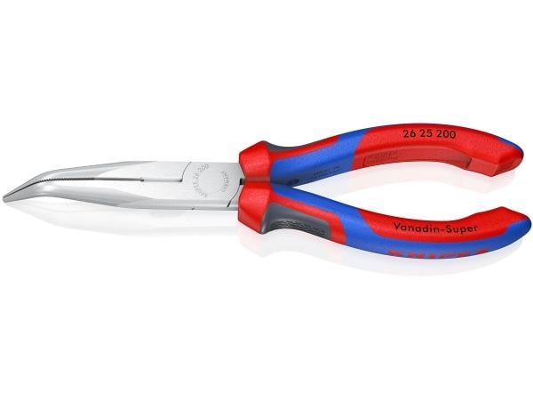 Knipex litteäkärkiset pihdit, joissa on leikkuureuna