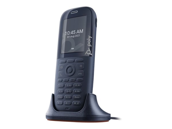 HP Poly Rove 30 - Trådløst ekstra håndsett med anrops-ID/samtale venter - DECT - treveis anropskapasitet - 10 linjer - svart
