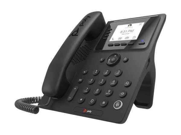HP Poly CCX 350 for Microsoft Teams - VoIP-telefon - svart