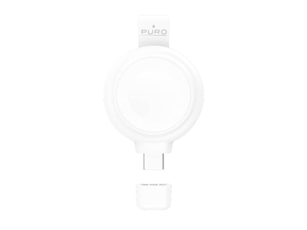 PURO Power Go Mini, Innendørs, USB, Trådløs lading, Hvit