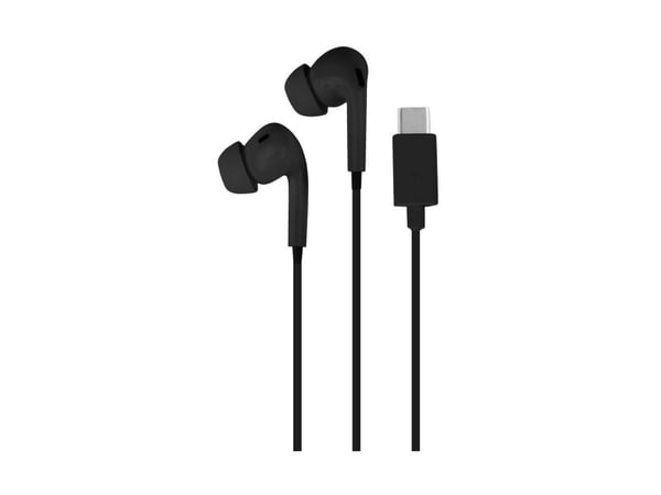 PURO PUIPHF31USBCBLK, Koblet med ledninger (ikke trådløs), Samtaler/musikk, 11 g, Hodesett, Sort