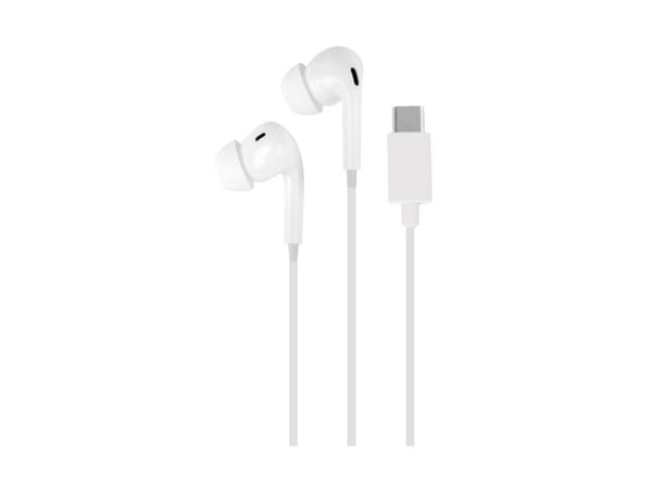 PURO PUIPHF31USBCWHI, Koblet med ledninger (ikke trådløs), Samtaler/musikk, 11 g, Hodesett, Hvit