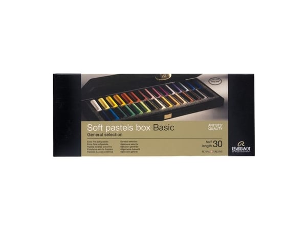 Rembrandt soft pastel tre-eske sett General Selection Basic | 30 halvpasteller