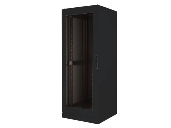 Lanview by Logon Data Line - Rack skap - 600 x 600 mm, data line, IP55 - fritt stående - svart - 22U - 19"