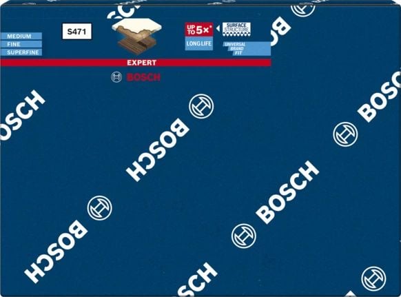 Bosch S471, Hiomasieni, Erittäin hieno karkeus, Viimeistelytyö, Maalin poistoon, Puu, Vihreä, Harmaa, 97 mm
