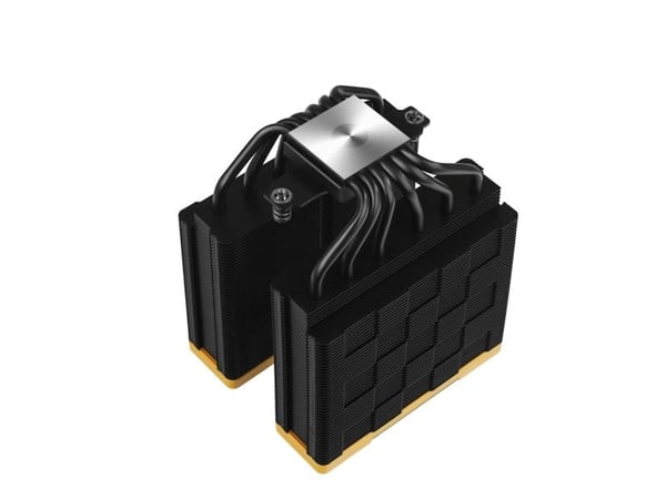 DeepCool AK620 Zero Dark Zoria, Ilmanjäähdytin, 12 cm, musta, Keltainen