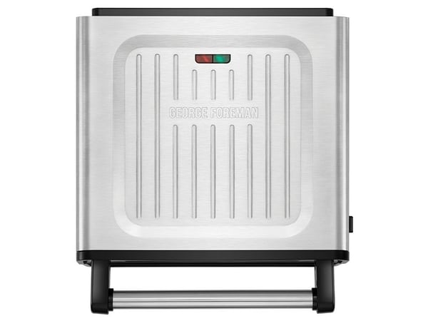 George Foreman 28000, Rostfritt stål, Plast, Rostfritt stål, Rektangulär, 1500 W