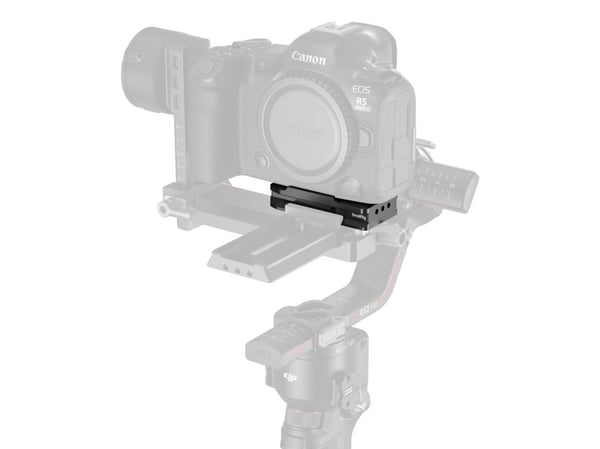 SmallRig MD5424, Levykiinnitys, musta, Alumiini, Polykarbonaatti (PC), 1/4-20", Canon: EOS R5 / R5 C / R5 Mark II / R6 / R7 / R10 Tracking Tags: Ap...