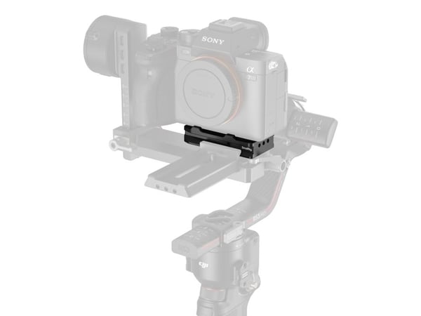 SmallRig MD5423, Platemontering, Sort, Aluminium, Polykarbonat (PC), 1/4-20", Quick Release Mount Plate x 1 Torx Wrench x 1, Sony: Alpha 7S III / A...