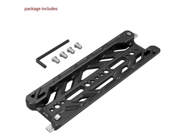SmallRig 3770, Svalehaleplate, Sort, Aluminium, Rustfritt stål, 1/4-20, 3/8-16", 214 mm, 67 mm