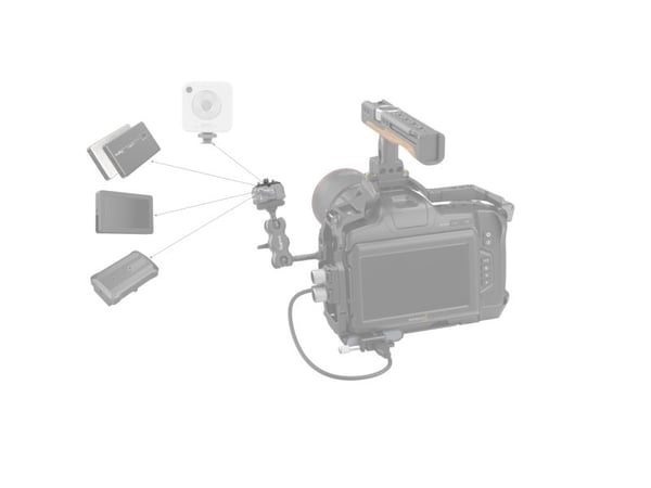 SmallRig 3730C, Frigjøringsplate, Sort, Aluminium, Rustfritt stål, 5 kg, 1/4-20", 26,5 mm