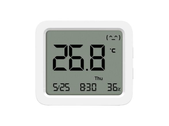 Xiaomi Smart Temperature and Humidity Monitor 3 - Temperatur- og fuktighetssensor - trådløs - Bluetooth 5.0 LE