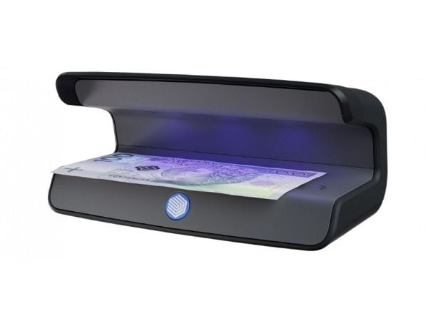 SafeScan 55 LED UV-tester for valuta og pass Svart