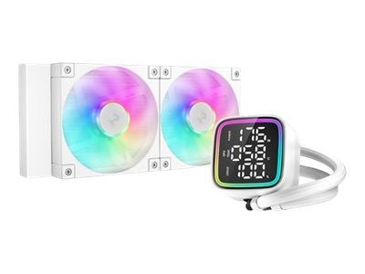 Deepcool LD240 WH - Kylsystem med vätska till processorn - Elementstorlek: 240 mm - (för: LGA1851, LGA1700, LGA1200, LGA1151, LGA1150, LGA1155, AM5...