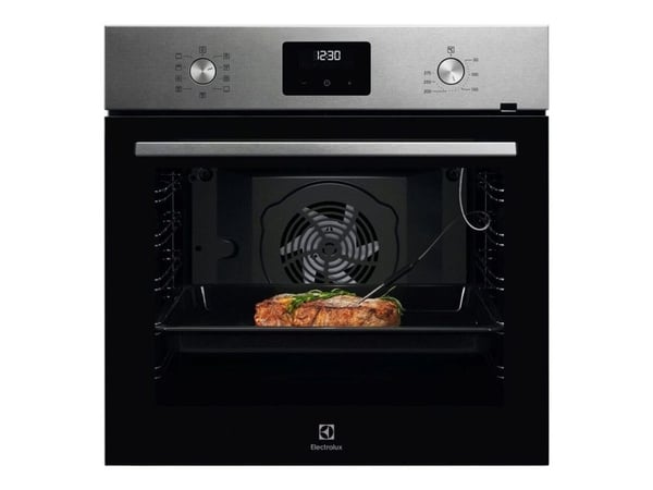 Electrolux SenseCook 600 COB402X - Ovn - innebygd - fordypning - bredde: 56 cm - dybde: 55 cm - høyde: 59 cm - med selvrens - Klasse A+ - rustfritt...