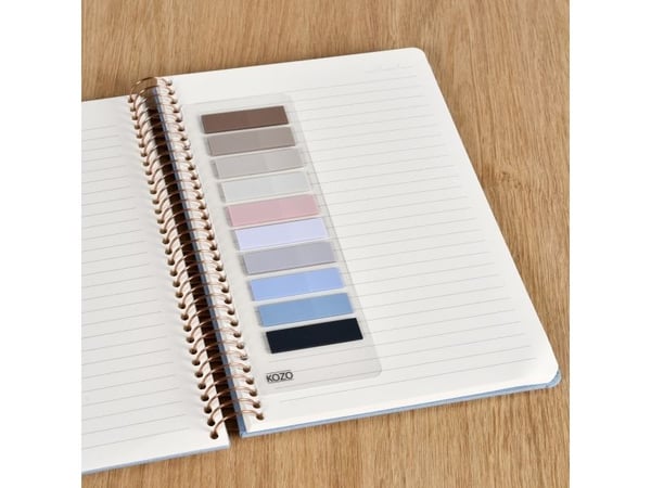 KOZO Index Tabs 10 väriä Beach (ranta)