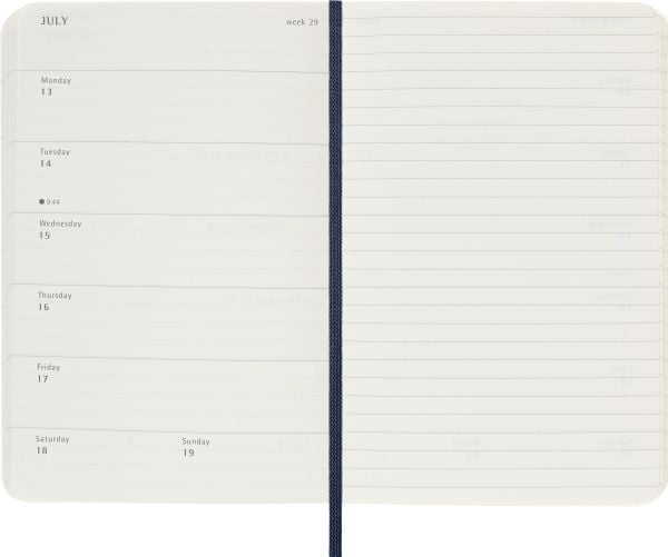 Classic Soft 18M 25/26 WeekNote Pocket Sapphire Sininen