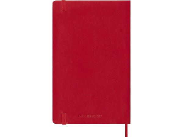 Moleskine Classic Soft 12M Daily Large Rød 2026