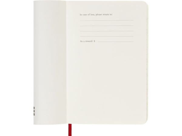Classic Soft 12M Päivittäinen tasku punainen 2026