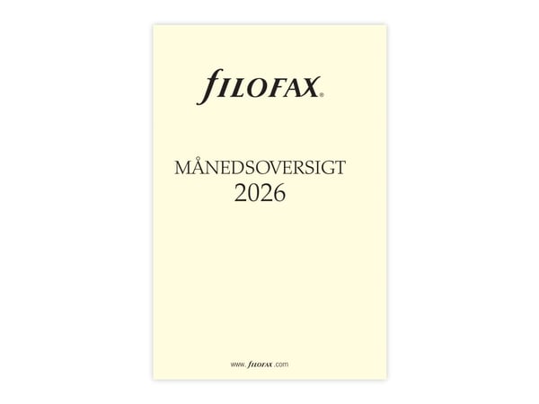 Kuukausikatsaus Pocket 2026 Tanskan kieli