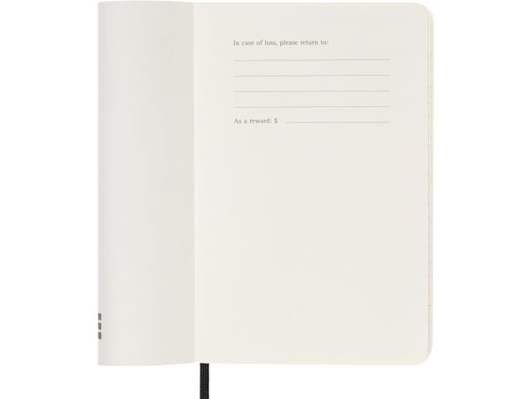 Classic Soft 12M MonthNote fickkalender 2026 (svart)