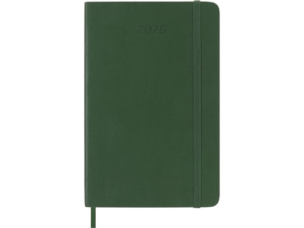 Classic Soft 12M Week Note Pocket Myrtle Green 2026