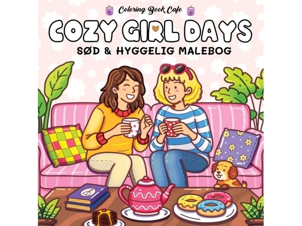 Malebog: Cozy Girl Days - Cozy Coloring | Coloring Book Cafe