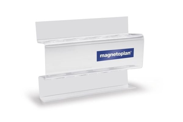 Magnetoplan 16712, Pennebrett for whiteboard, Gjennomsiktig, Hvit, 1 stykker