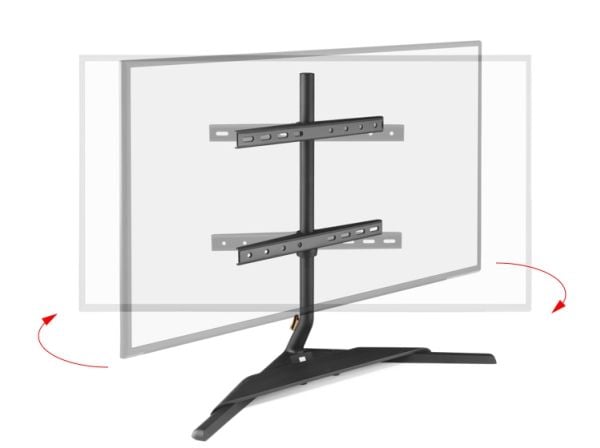 One For All Falcon universalt TV-stativ mørkt (32-70"), 81,3 cm (32"), 177,8 cm (70"), 40 kg, 100 x 100 mm, 400 x 400 mm, Sort