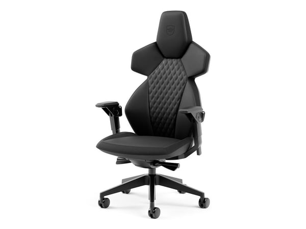 noblechairs DAWN, PC-spelsstol, 110 kg, Stoppad sits, Stoppat ryggstöd, Svart, Plast