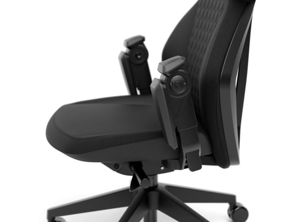 Noblechairs DAWN nojatuoli, musta, lajiteltua reunuslistaa