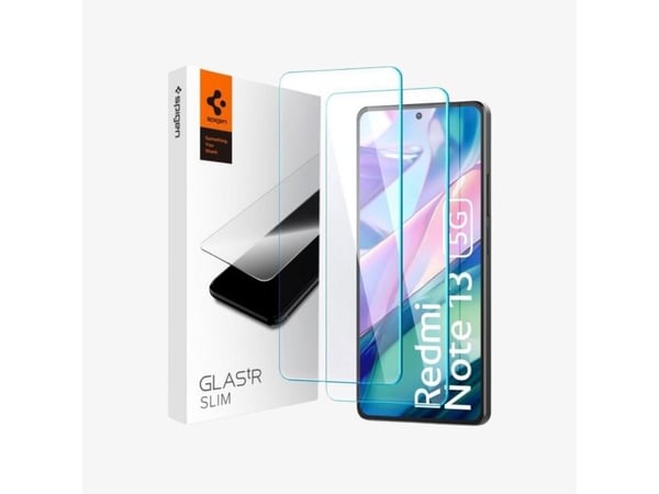 Spigen Spigen Glas.TR Slim 2-Pack - Herdet glass for Xiaomi Redmi Note 13 5G (2 stk)