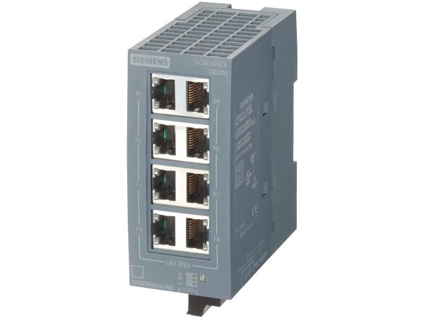 Siemens 6GK5008-0BA10-1AB2 SCALANCE XB008 Industrial Ethernet -kytkin 100 MBit/s