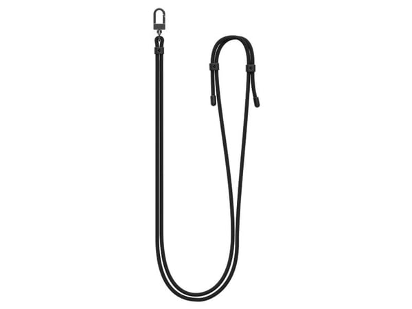 Spigen Cross Body Strap, Halsrem, Sort, Stof, Metal, Universel, 1 stk