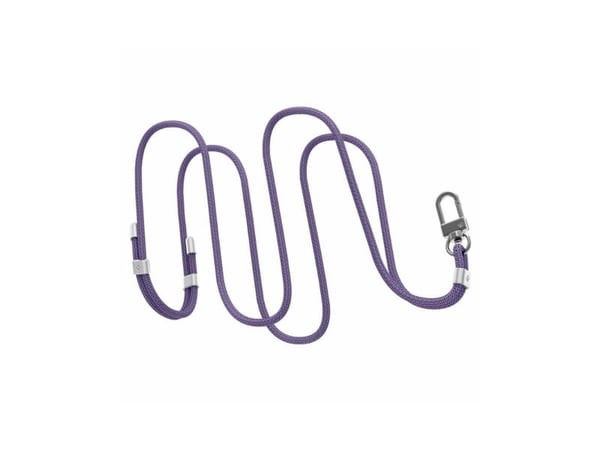 Spigen Cross Body Strap 2, Nakkestropp, Lilla, Stoff, Metall, Universell, 1 stykker