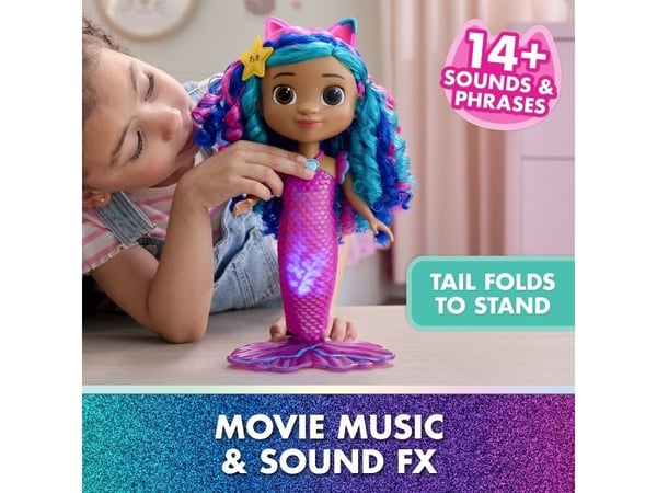 Gabby's Movie Sing & Shine Mermaid Gabby Doll 36cm