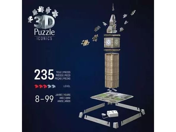 Ravensburger 12008025, 216 stykker, Bygninger, 8 år