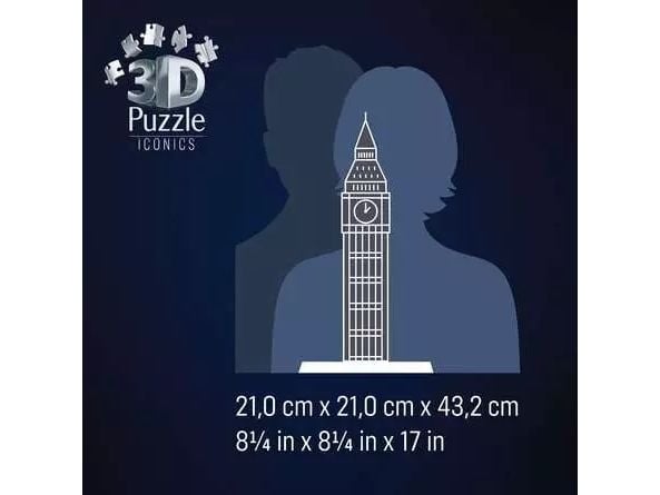 Ravensburger 12008025, 216 stykker, Bygninger, 8 år