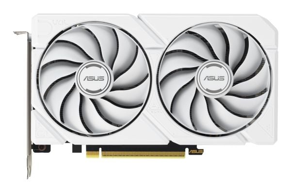 ASUS Dual -RX9060XT-16G-WHITE, Radeon RX 9060 XT, 16 GB, GDDR6, PCI Express 5.0, 2 vifte(r)