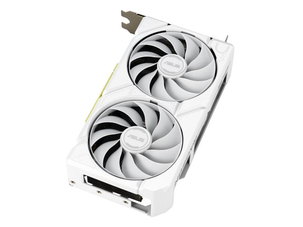 ASUS Dual -RX9060XT-16G-WHITE, Radeon RX 9060 XT, 16 GB, GDDR6, PCI Express 5.0, 2 vifte(r)