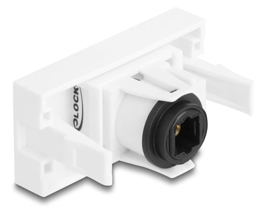 DeLOCK 90913, Tasainen, Valkoinen, Toslink, Toslink, Naaras, 45 mm
