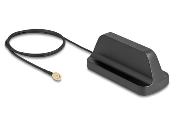 Delock - Antenne - Planar Inverted F-Shaped (PIFA) - Wi-Fi - 3.6 dBi - rundtstrålende - utendørs, magnetmonterbar