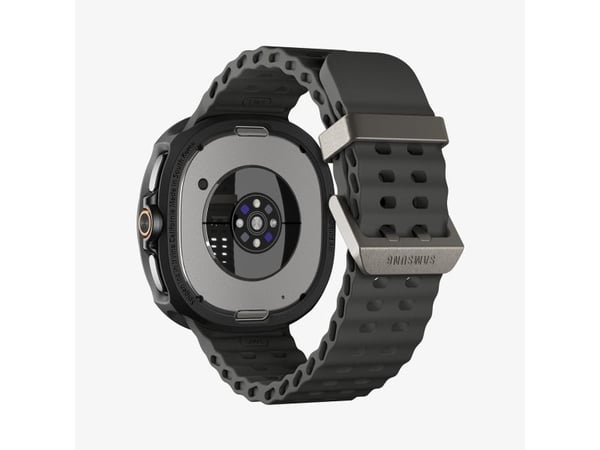 Spigen Liquid Air, eske, SmartWatch, svart, Samsung, Watch 8 Classic (46 mm), termoplastisk polyuretan (TPU)