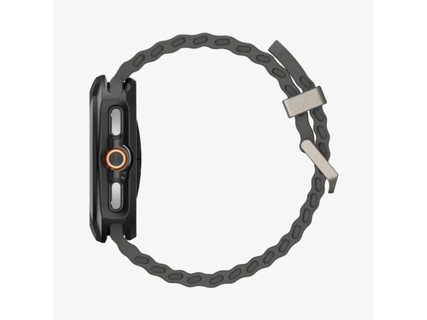 Spigen Liquid Air, eske, SmartWatch, svart, Samsung, Watch 8 Classic (46 mm), termoplastisk polyuretan (TPU)